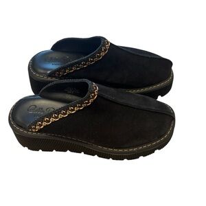 Chic Black Mules with Braided Detail